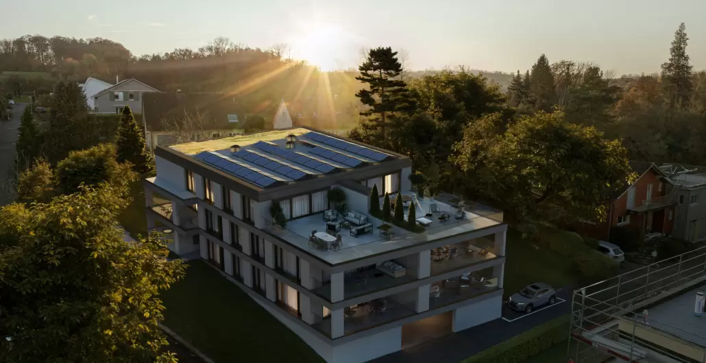 Neubau MFH Kreuzlingen - Dachplan AG