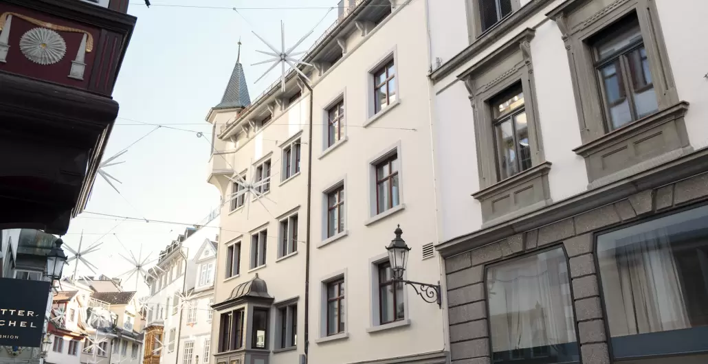 Gewerbehaus Spisergasse – <br>St. Gallen - Dachplan AG